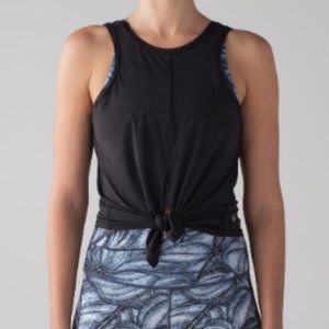 Lululemon Turn About Tank (Two Ways to Wear) Black (Size 6)